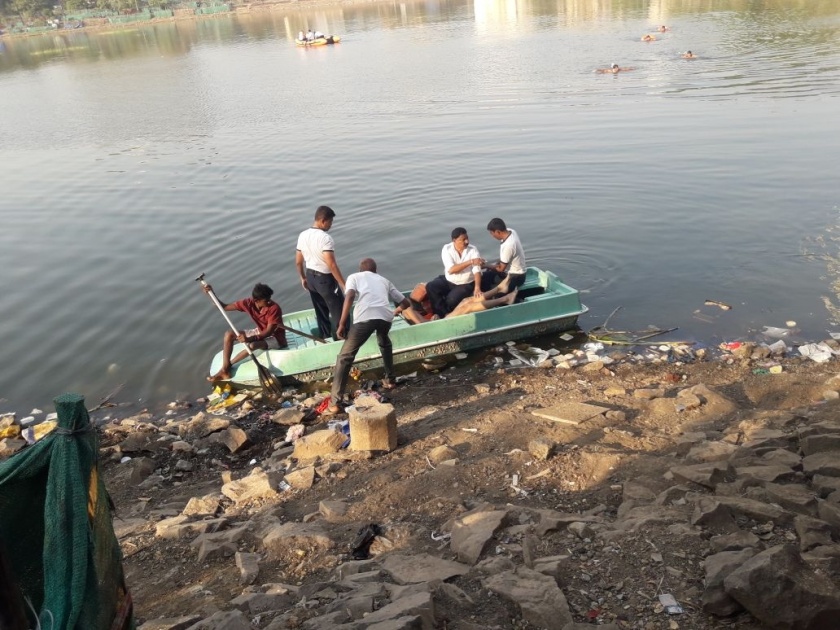 Due to the death of college student by drowning in Raleigh Devi lake in Thane | ठाण्यातील रायलादेवी तलावात बुडून महाविद्यालयीन तरुणाचा मृत्यु