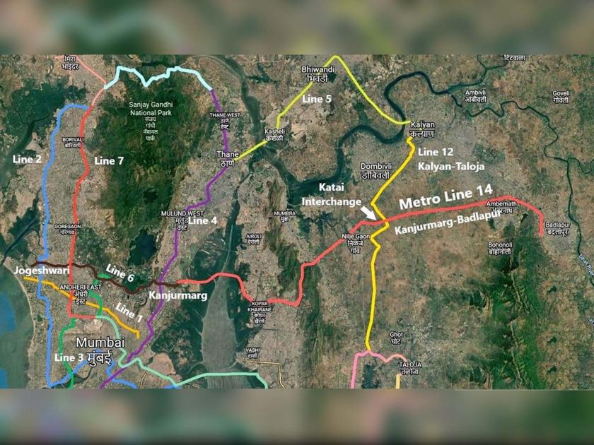 in mumbai 75 hectares of land required for kanjurmarg and badlapur metro officials are investigating | ‘कांजूरमार्ग-बदलापूर मेट्रो’साठी लागणार ७५ हेक्टर जमीन; अधिकाऱ्यांकडून तपासणी सुरू