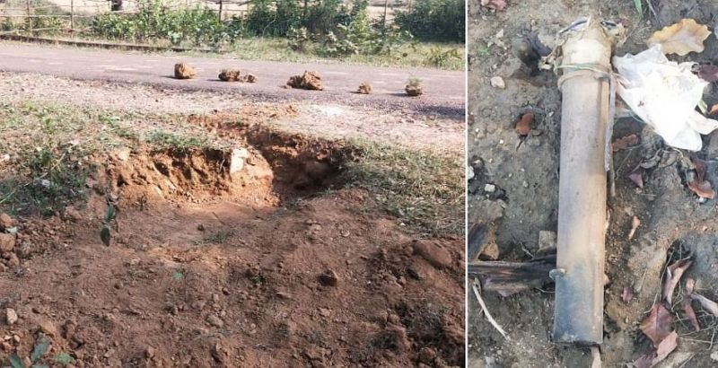 Landmine sacked by police in Gadkiroli | गडचिरोलीत नक्षल्यांनी पेरलेला भूसुरूंग पोलिसांनी केला निकामी