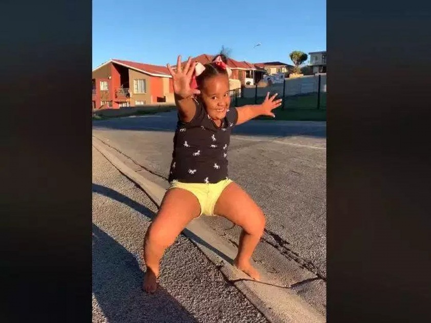 Watch this girl Ivanah dance moves from South Africa video goes viral | Video : या ६ वर्षीय मुलीचा डान्स बघून हॉलिवूड स्टारही झाले अवाक्, तुम्ही पाहिलाय का?