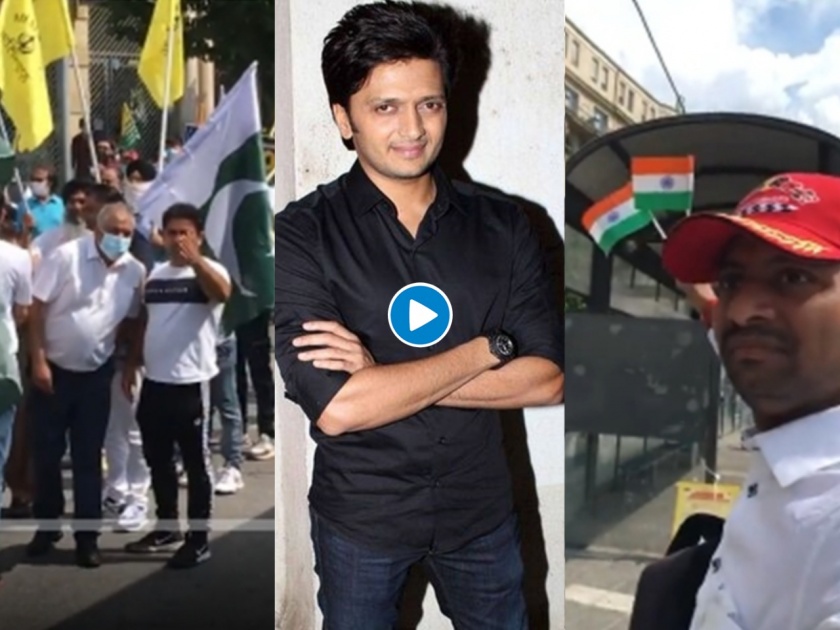 Pakistani citizens chanting anti-India slogans in germany, Prashant shows 'Marathi Bana' | Video: पाकिस्तानी नागरिकांची भारतविरोधी घोषणाबाजी, प्रशांतने दाखवून दिला 'मराठी बाणा'