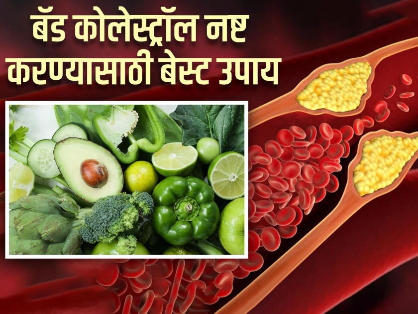 Eat these green fruits for get rid of bad cholesterol in your body | बॅड कोलेस्ट्रॉल फटाफट बाहेर काढतात 'ही' हिरवी फळं, जाणून घ्या फायदे