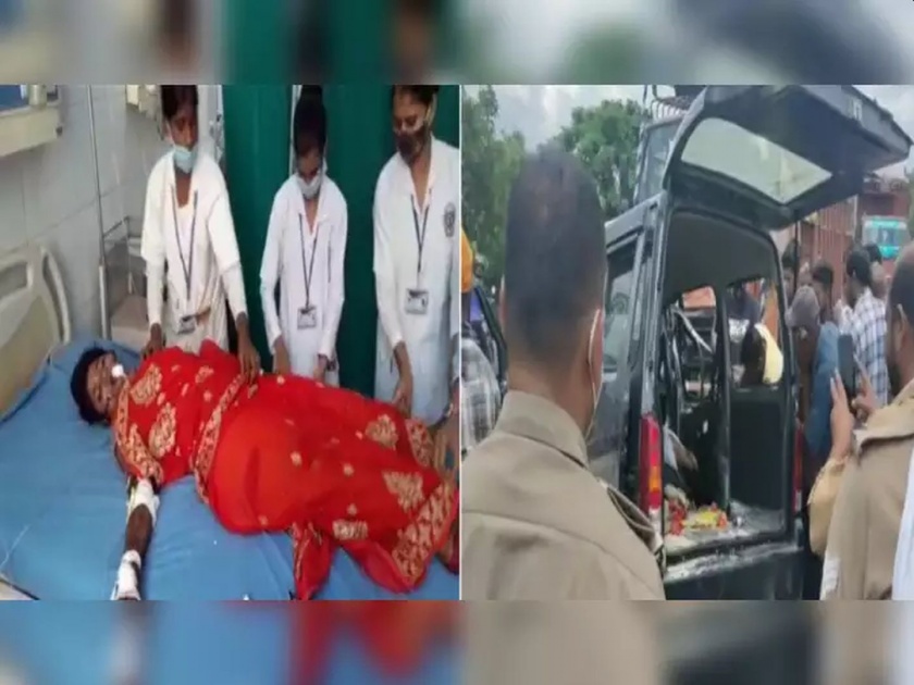 Six people, including groom and bride were killed in a tempo-car accident in Uttar Pradesh | Accident: सात फेरे घेऊन घरी परतत होते; उत्तर प्रदेशमध्ये टेम्पो-कार धडकेत नवरदेव, वधूसह सहा जणांचा मृत्यू