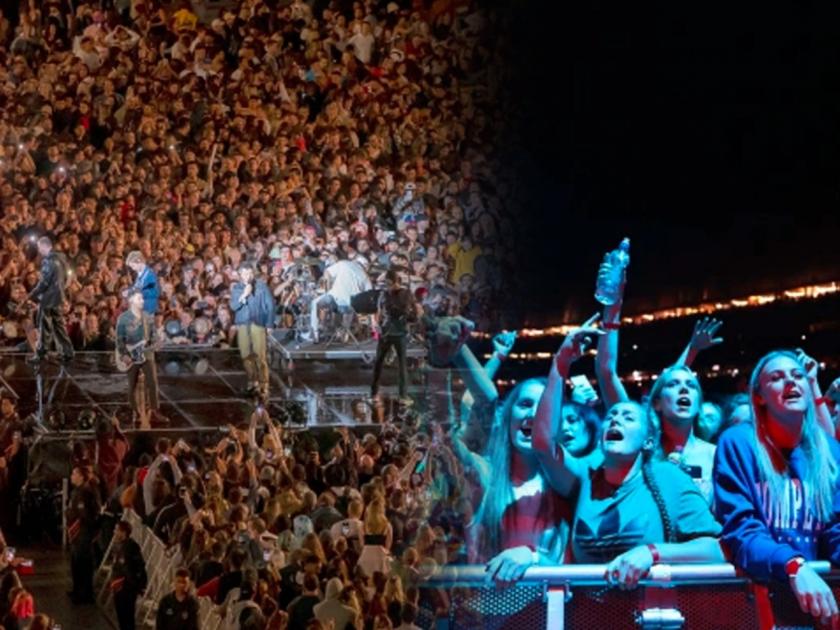 Thousand of fans in new zealand reached at a music concert with no mask and social distancing | इथे झाली कोरोना काळातील सर्वात मोठी पार्टी, मास्क न लावता पोहोचले ५० हजार लोक!