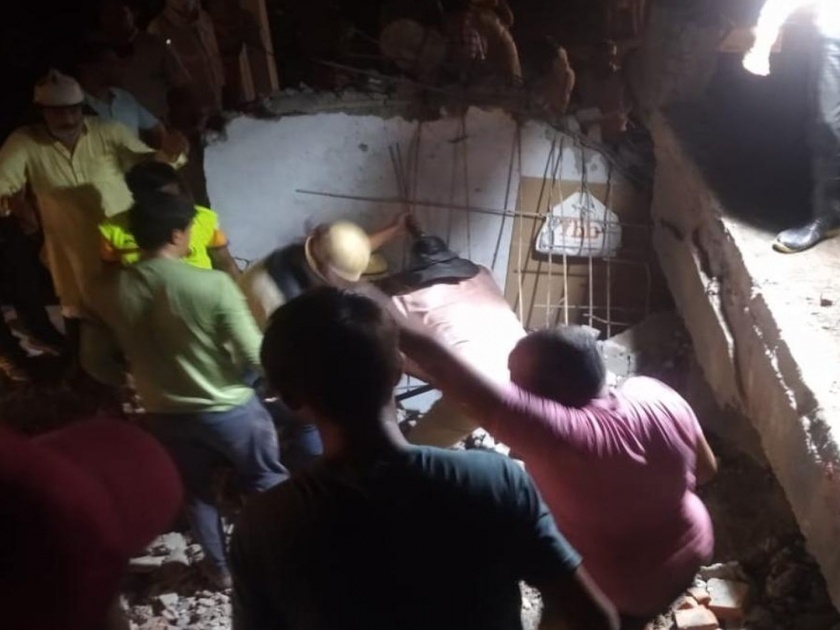 A three-storey building collapsed in Gurugram; Many got stuck, rescue operation underway | Building collapse: गुरुग्राममध्ये तीन मजली इमारत कोसळली; अनेकजण अडकले