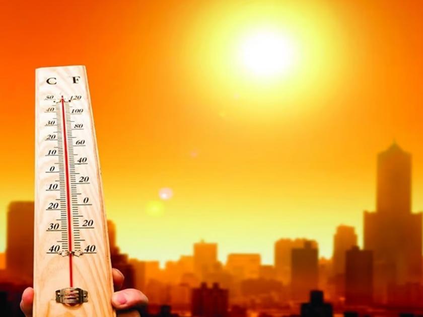 Heat wave in Solapur The temperature reached 44.4 degrees Celsius | सोलापुरात उष्णतेची लाट; तापमानाचा पारा पोहोचला ४४.४ अंश सेल्सिअसवर