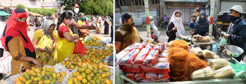 Purchase of dried fruits for Eid Shirkhurma and hapus mangoes for Akshay III | ईदच्या शिरखुर्म्यासाठी ड्रायफ्रूटची तर अक्षय तृतीयेसाठी हापूस आंब्यांची खरेदी