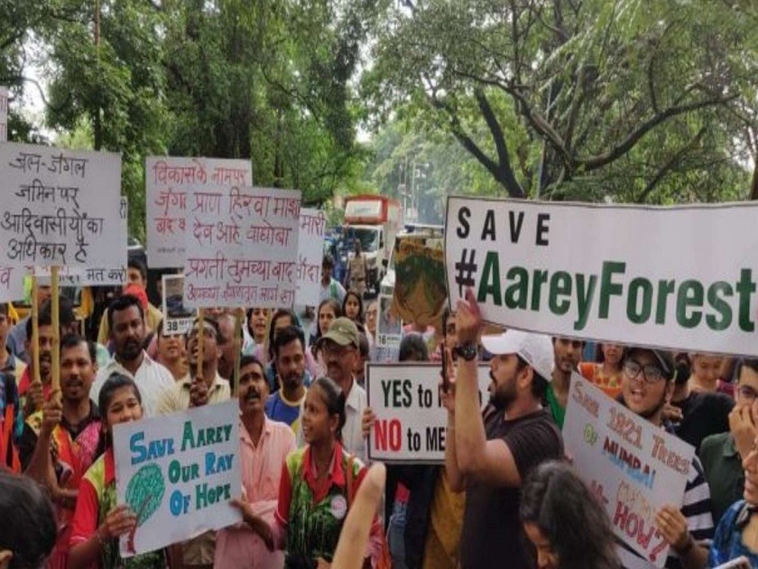 Supreme Court acquiesces tree cutting in Aarey, hearing today | सर्वोच्च न्यायालयाने घेतली आरेतील वृक्षतोडीची दखल, आज सुनावणी 