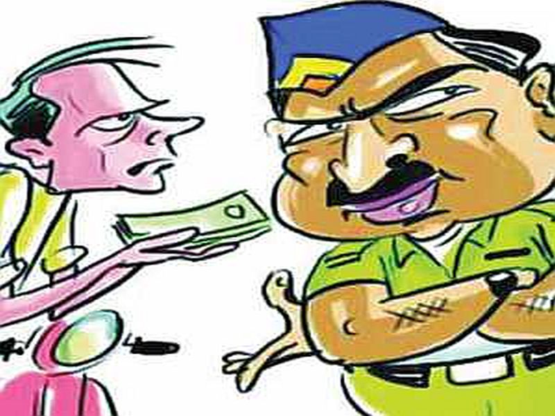 Crime against the accused in the bribe case | लाच प्रकरणी जमादराविरूध्द गुन्हा