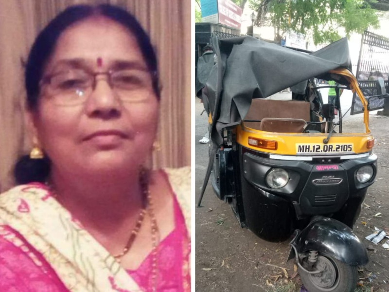 Pune: Wear time while going for palanquin darshan A woman died after a tree fell on a rickshaw | Pune: पालखी दर्शनाला जाताना काळाचा घाला; रिक्षावर झाड पडून महिलेचा मृत्यू