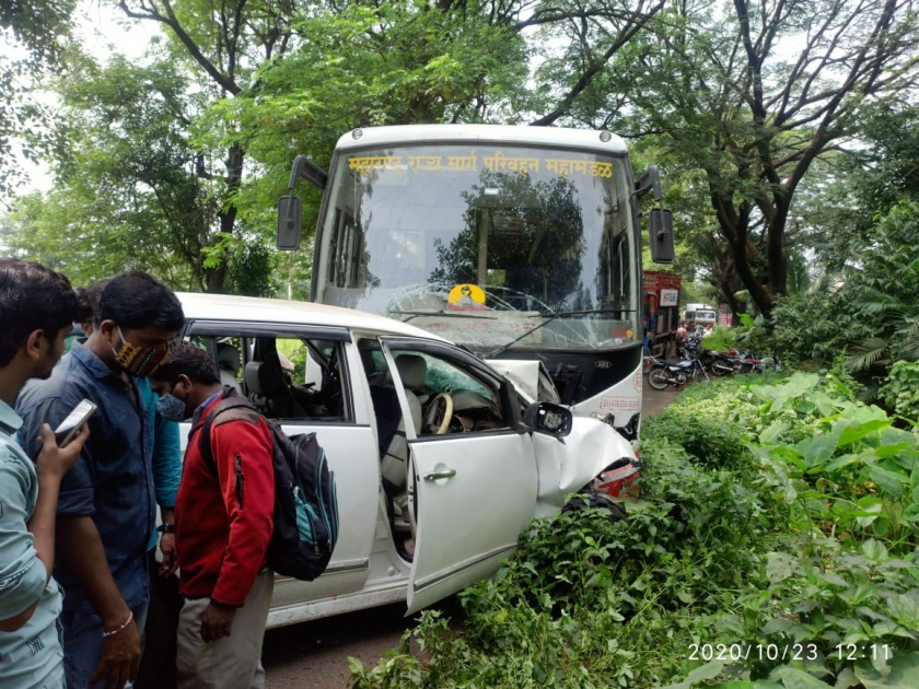 Four members of the family, who were on their way to the funeral, were killed in the accident | अंत्यदर्शनासाठी निघालेल्या कुटूंबातील चौघेजण अपघातात ठार