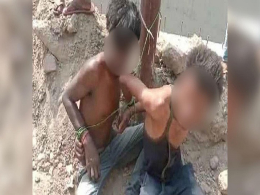 Minor children were beaten by autorickshaw driver due to doubt of robbery | चोरीच्या संशयावरून अल्पवयीन मुलांना निर्वस्त्र करून केली मारहाण 