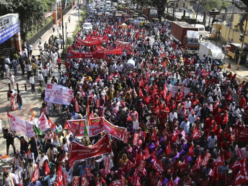 Nationwide agitation of workers today | कामगारांचे आज देशव्यापी आंदोलन; राज्यातील सर्व संघटना सहभागी होणार