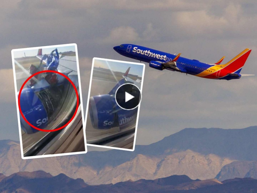 Scary Video Loss Of Engine Cover On Boeing 737-800 Prompts US Regulator Probe | Video: हवेत अचानक विमानाचं कव्हर तुटलं, तुकडे खाली पडू लागले, प्रवासी घाबरले अन् मग...