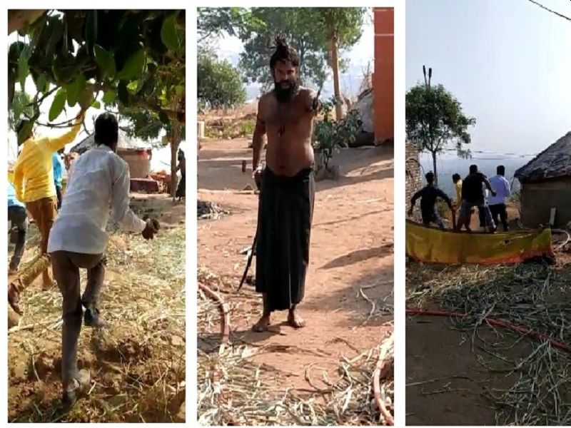 14 villagers arrested in attack on Ganesh Maharaj; Crimes against the unknown | गणेश महाराजांवरील हल्ल्याप्रकरणी १४ गावकऱ्यांना अटक; अज्ञातांवर गुन्हे