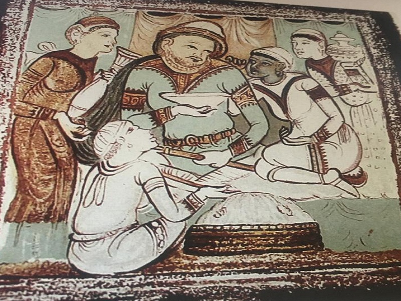 Foreigners in Ajitha Cave painting | अजिंठा लेण्यांच्या चित्रकलेतील विदेशी व्यक्ती