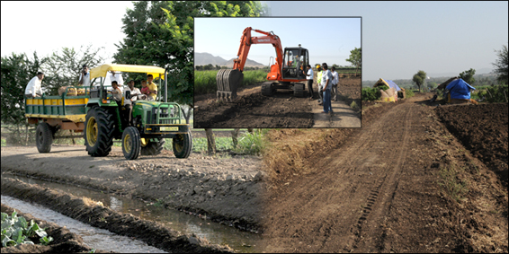 Functions of Panand road in Solapur district are now in the final phase | सोलापूर जिल्ह्यातील पाणंद रस्त्यांची कामे आता अंतिम टप्प्यात