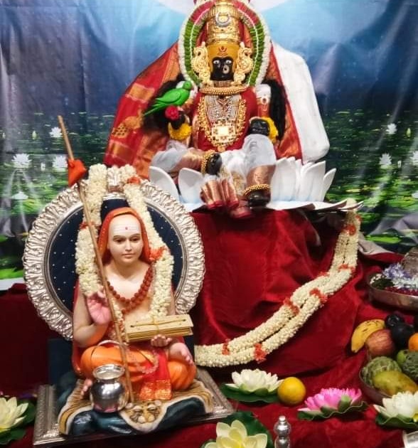During the Navratri festival, worship the sixth as the Sharda of Ambai | Navratri-नवरात्रौत्सवात षष्ठीला अंबाबाईची शारदा रूपात पूजा
