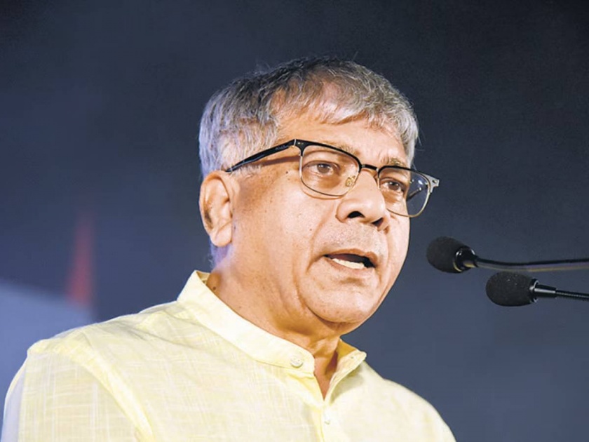 Prakash Ambedkar criticized on bjp | 'जनतेला एकमेकांविरोधात लढवण्याचं काम सुरूय'; प्रकाश आंबेडकरांचा भाजपवर हल्लाबोल