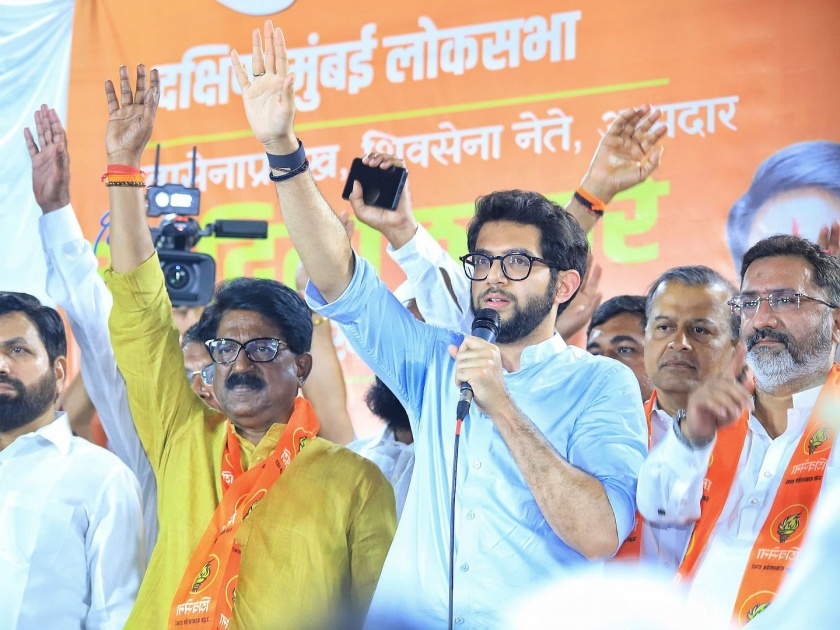 South Mumbai Lok Sabha Election - Visits to Aditya Thackeray's branches, interaction with office bearers and workers | मातोश्रीवर कशाला, आम्हीच तुमच्याकडे येतो; शाखा संवादातून आदित्य ठाकरेंची हाक