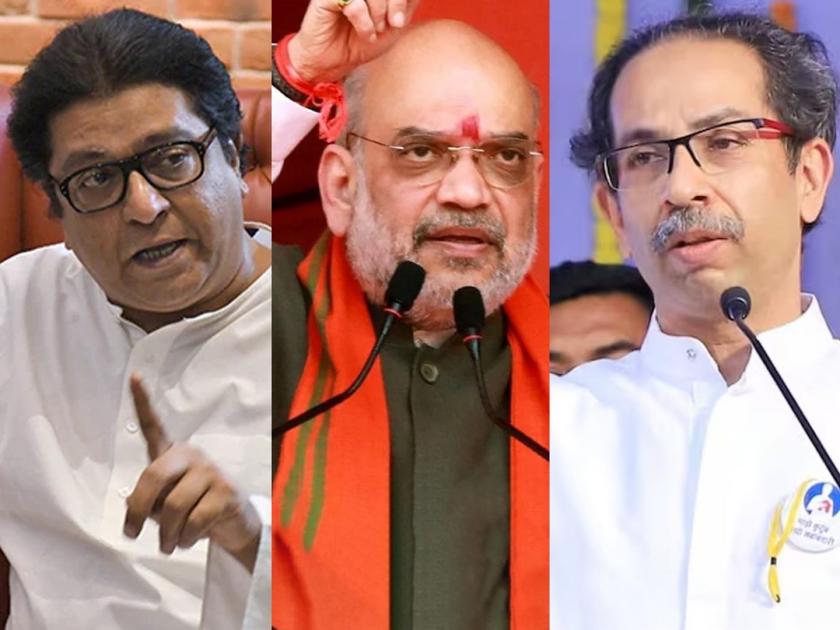 Raj Thackeray criticizes Amit Shah's statement of free Ram Mandir darshan | अमित शाहांच्या 'त्या' विधानावरून ठाकरे बंधूंचे सूर जुळले; राज ठाकरेही कडाडले