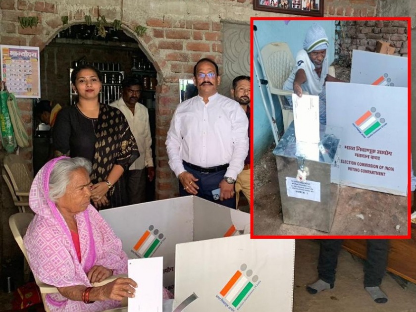 Voting begins in Navneet Rana's Amravati Lok sabha; Ballot paper, what is this new facility By Election Commision? Maharashtra News | नवनीत राणांच्या अमरावतीत आतापासूनच मतदानाला सुरुवात; बॅलेट पेपर, ही नवी सुविधा काय? 