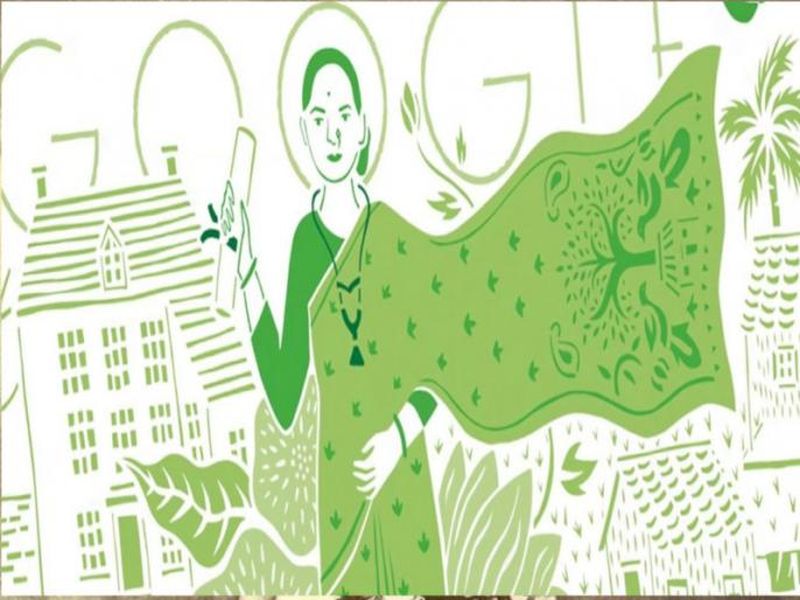 google doodle marks Indias first lady doctors 153rd birthday | देशाच्या पहिल्या महिला डॉक्टर आनंदीबाई जोशी यांना गुगल डुडलद्वारे आदरांजली