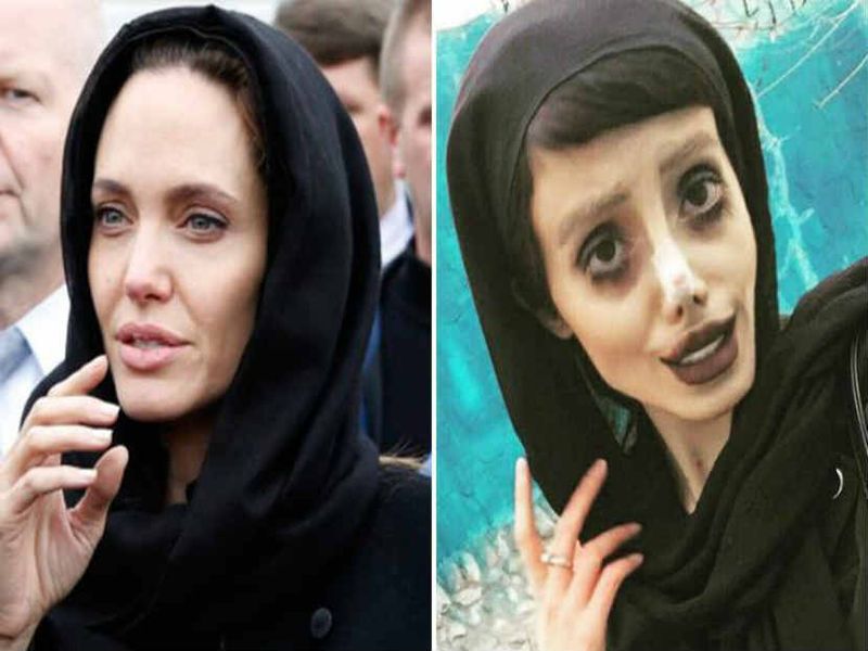 lookalike of Angelina Jolie admits she lied about plastic surgery | फसवलं ! 'त्या' तरुणीने प्लास्टिक सर्जरी केलेलीच नाही, मनोरंजनासाठी केला होता टाईमपास