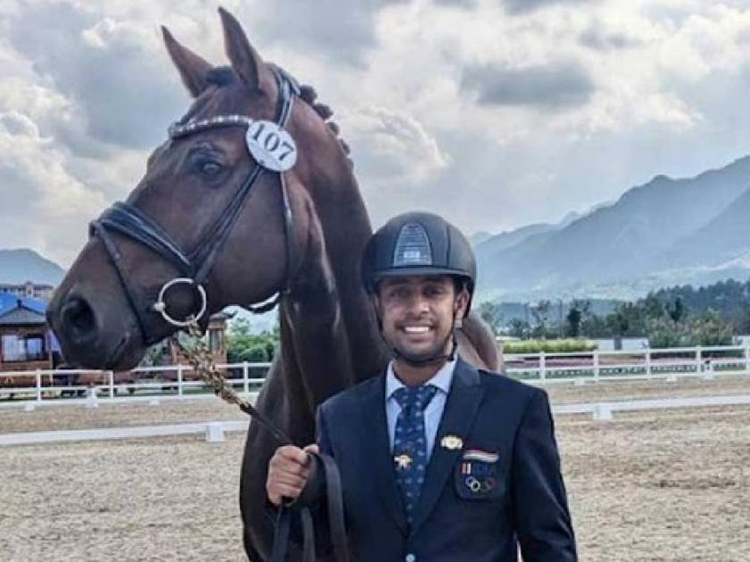 Asian Games 2023 : BREAKING: Anush Agarwalla create history by becoming 1st ever Indian to win a medal in Dressage (Individual) event of  Equestrian at Asian Games, he wins Bronze medal  | ब्रेकिंग! २३ वर्षाच्या अनुष अगरवालाने इतिहास रचला, विक्रमी पदक जिंकणारा पहिला भारतीय 