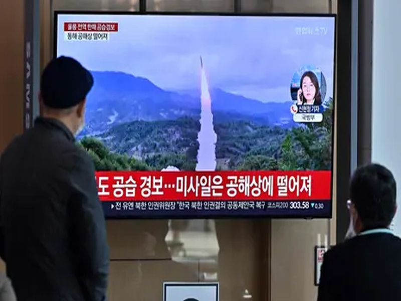 Tensions in North-South Korea; North Korea fires 23 missiles; Residents were moved to bunkers | उत्तर-दक्षिण कोरियात तणाव; उत्तर कोरियाने डागली २३ क्षेपणास्त्रे; रहिवाशांना बंकरमध्ये हलवले
