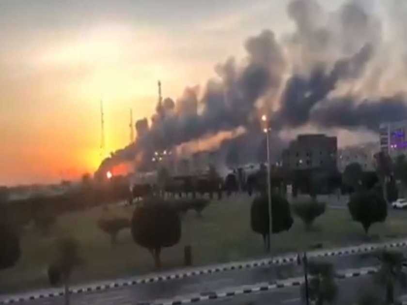 Drone attacks on refineries of Aramco Oil Company in Saudi Arabia | सौदीत अग्निकल्लोळ; सर्वात मोठ्या तेल कंपनीवर ड्रोन हल्ला