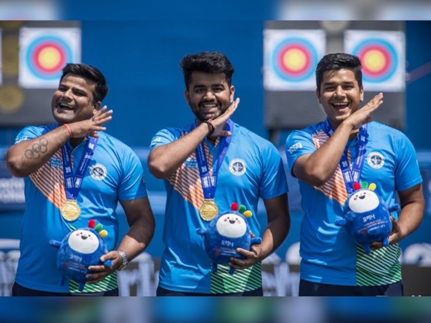 Nikhat Zareen wins Gold in World Boxing and then Mens Archery Team wins gold medal at archery world cup | Archery World Cup: बॉक्सर Nikhat Zareen नंतर भारताला आणखी एक सुवर्ण! तिरंदाजी वर्ल्ड कपमध्ये 'टीम इंडिया'ला Gold Medal