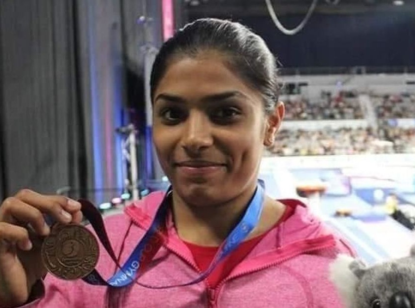 India's Aruna Reddy bronze medal in Gymnastics World Cup | जिम्नॅस्टिक्स वर्ल्डकपमध्ये भारताच्या अरुणा रेड्डीला ब्राँझ पदक