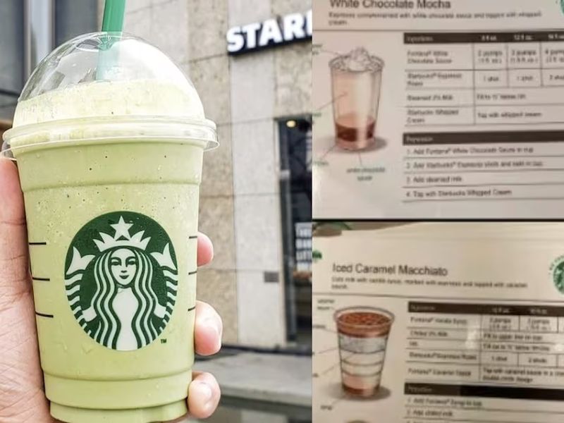 A former Starbucks company employee shared the recipe of the most popular drinks on social media | स्टारबक्सने नोकरीवरुन काढलं; तरुणाने कंपनीच्या प्रसिद्ध रिसीपी सोशल मीडियावर केल्या शेअर