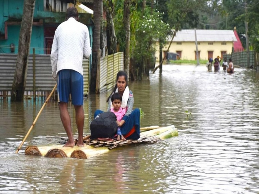 assam flood situation deteriorates people affected across 32 districts | आसाममध्ये पूरस्थिती गंभीर, 32 जिल्ह्यांना फटका, 25 जणांचा मृत्यू, 8 जण बेपत्ता