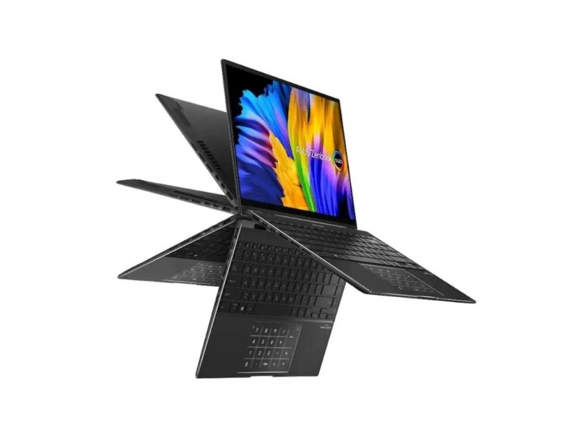 Asus Zenbook 14 Flip OLED Laptop Launched With Windows 11  | Asus ची कमाल! कंप्यूटरची ताकद आणि टॅबलेटची लवचिकता; टचस्क्रीन डिस्प्लेसह शानदार लॅपटॉपची एंट्री