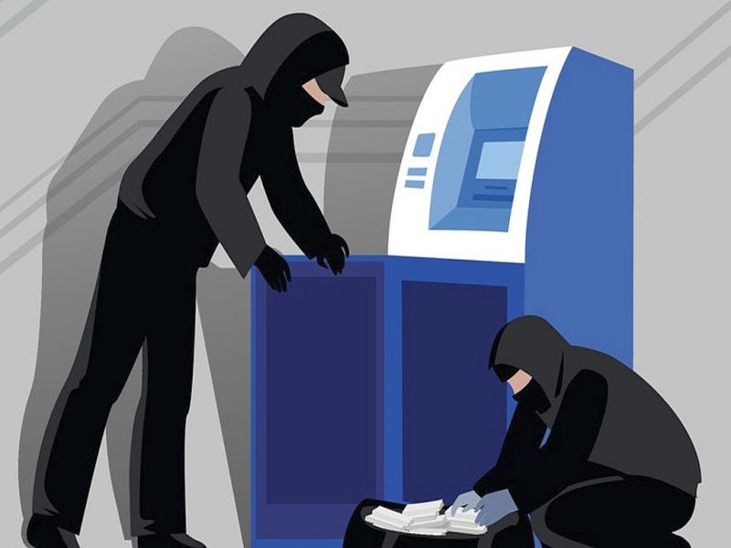 HDFC Bank's ATM breaks six lakh 38 thousand cash lamps | एचडीएफसी बँकेचे एटीएम फोडून सहा लाख 38 हजाराची रोकड लंपास