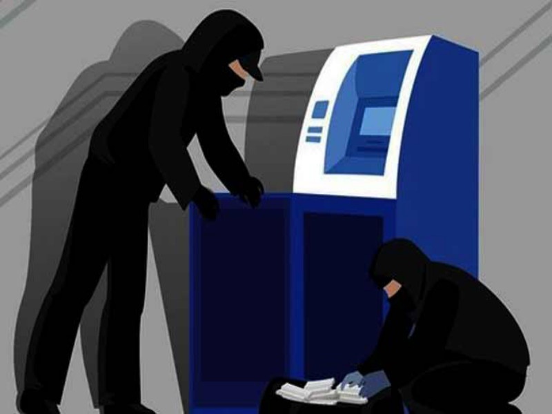 theft of 21 lakhs in ATM machine at lonikand | पेरणेफाटा येथे एटीएम फोडून २१ लाखांची लूट