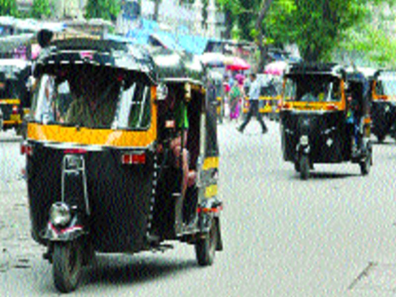 Rickshaw driver's molestation again increased | रिक्षा चालकांची मुजोरी पुन्हा वाढली