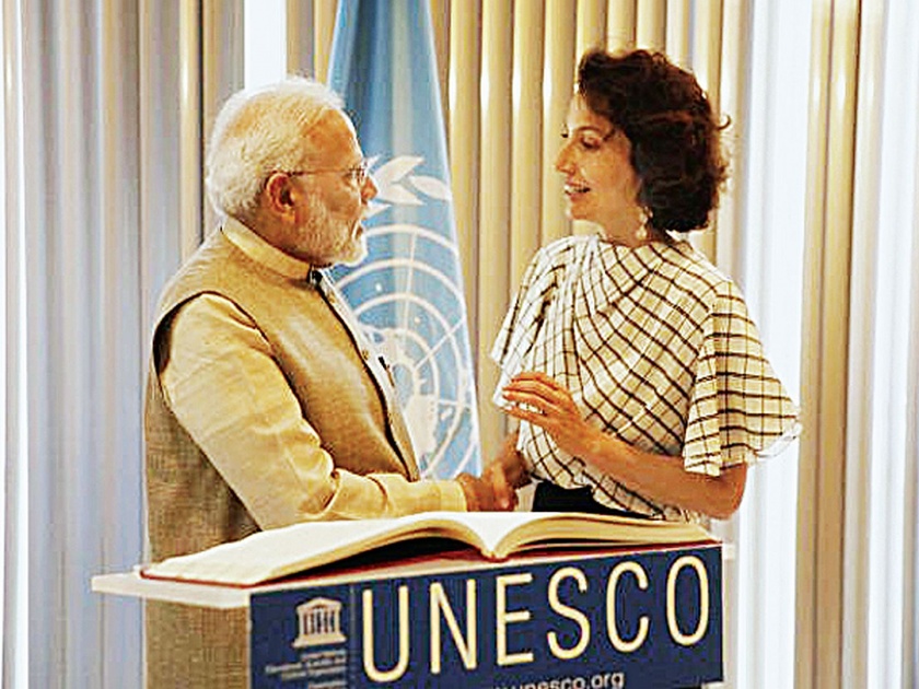 Director General of UNESCOs visit to india gets neglected | युनेस्को महासंचालकांच्या दुर्लक्षित दौऱ्यामागील इंगित