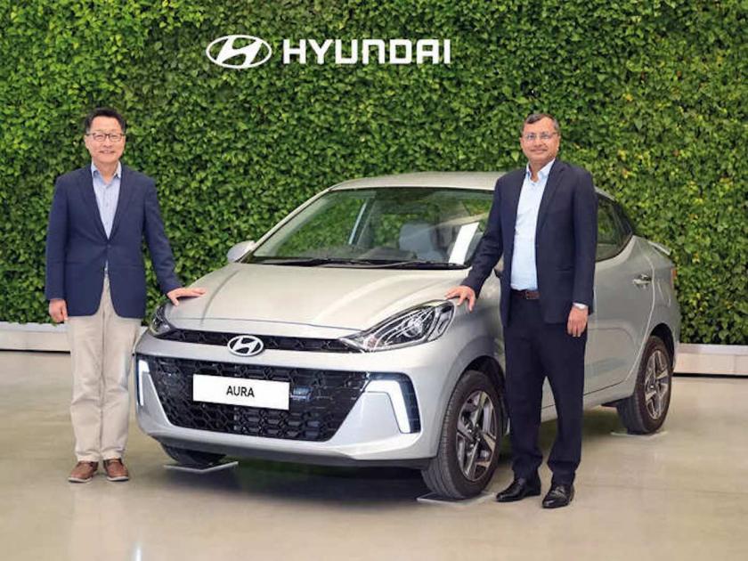 Hyundai Aura Facelift Launched with Stunning Looks and Features Check Price and Exclusive Features | जबरदस्त लूक आणि फीचर्ससह लाँच झाली Hyundai Aura Facelift, पाहा किंमत आणि खास फीचर्स