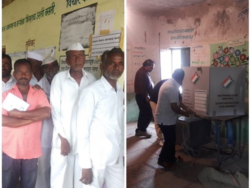 ‪‎maharashtra assembly election 2019‬ EVM machine shut down in some constituencies aurangabad | औरंगाबाद जिल्ह्यातील विविध मतदान केंद्रावर ईव्हीएम मशीन बंद