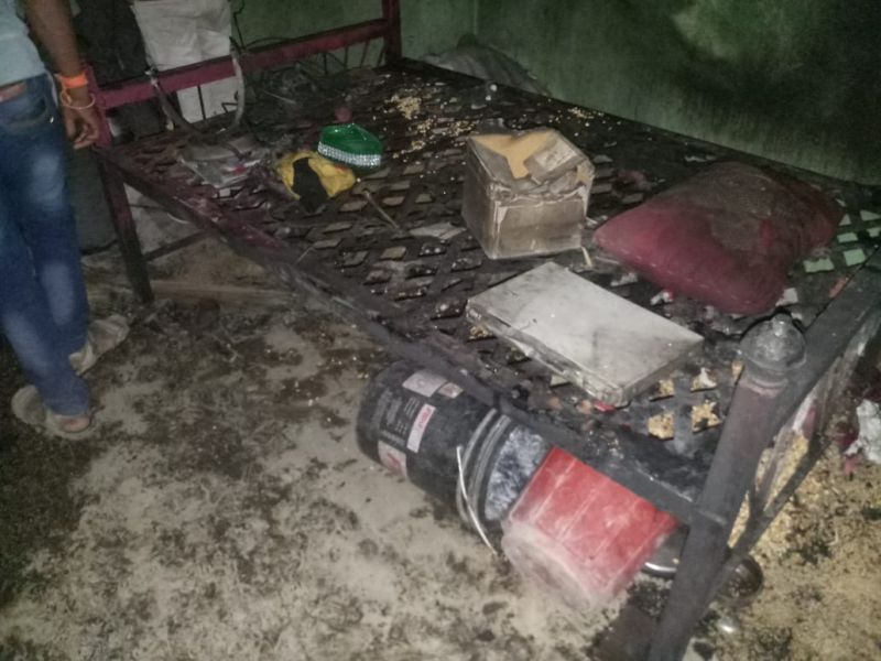 one dead in massive fire breaks out in karmad aurangabad | औरंगाबादमध्ये घराला आग; 16 महिन्यांच्या चिमुकल्याचा मृत्यू, 7 जण गंभीर जखमी