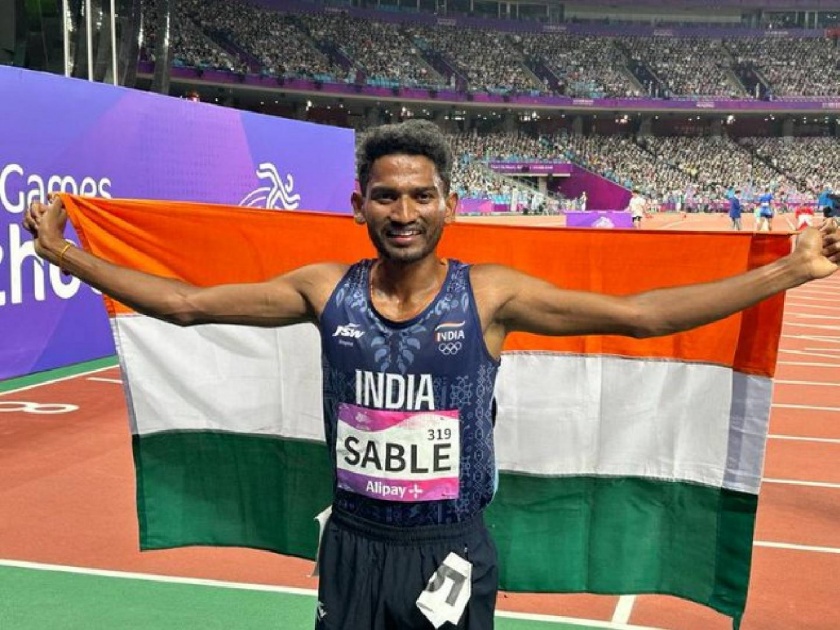 Asian Games 2023 : National Record holder Avinash Sable clinches a historic Silver medal in the Men's 5000m - India's first medal in this event since Asian Games 1982. | Asian Games 2023 : महाराष्ट्राच्या पोराची शान! अविनाश साबळेने जिंकले दुसरे पदक, १९८२ नंतर घडला इतिहास