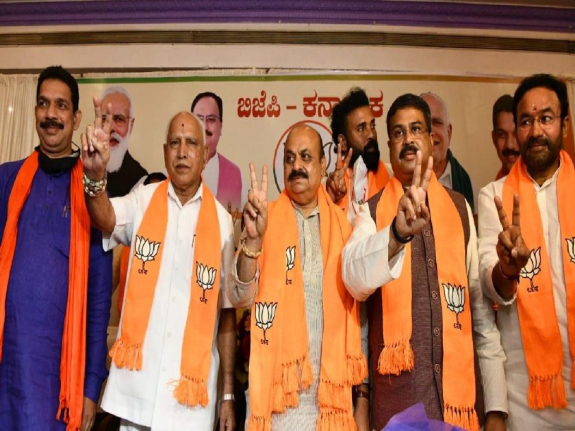 New Politics in Karnataka, Basavaraj Bammai leads in Karnataka ahead of Assembly polls | कर्नाटकात नवे पर्व...विधानसभा  निवडणूक डाेळ्यासमाेर ठेवून कर्नाटकात बसवराज बाेम्मई यांच्याकडे नेतृत्व