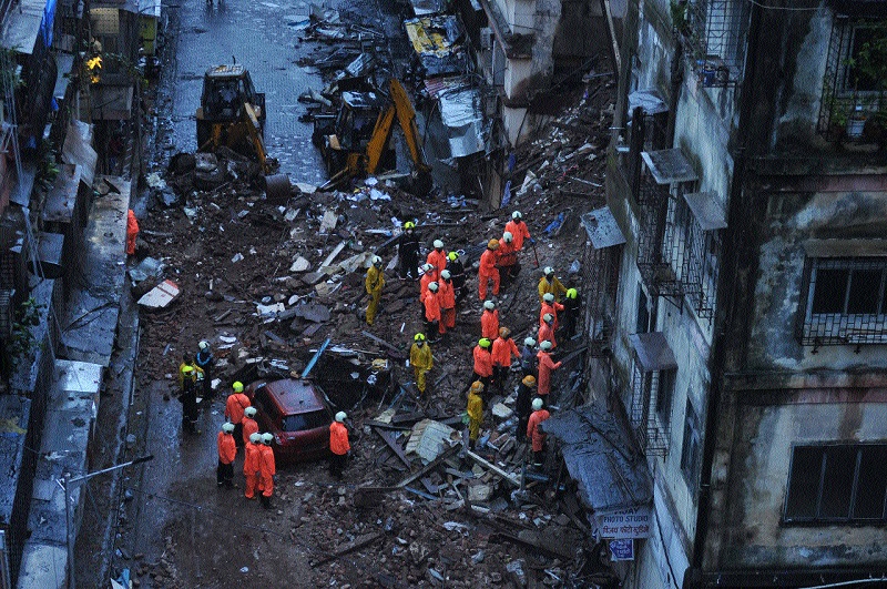 part of Bhanushali building collapsed due to natural disaster says bmc MHADA report | ‘भानुशाली’ दुर्घटना नैसर्गिक आपत्तीमुळेच; पालिका, म्हाडाच्या अहवालाअंती पोलिसांचा निष्कर्ष