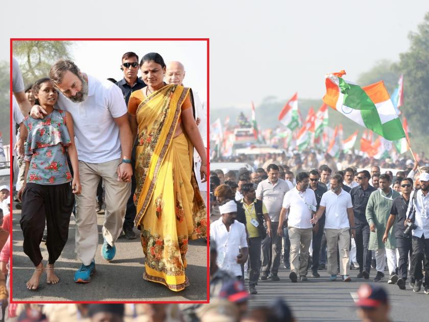 Bharat Jodo Yatra: Rahul Gandhi's walking speed, tiredness of leaders and workers | Bharat Jodo Yatra: राहुल गांधींच्या चालण्याचा प्रचंड वेग, नेते अन् कार्यकर्त्यांची दमछाक