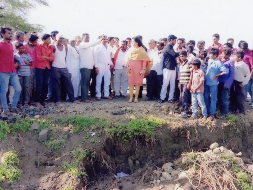 Inspection of damaged areas by MP Bhavna Gavli | खासदार भावना गवळी यांनी केली नुकसानग्रस्त भागांची पाहणी !