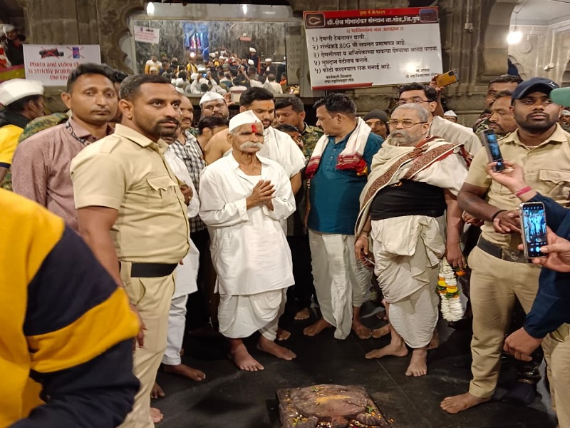 sambhaji bhide guruji Sri Kshetra Bhimashankar to Fort Shivneri Gadkot campaign started | Sambhaji Bhide | श्री क्षेत्र भीमाशंकर ते किल्ले शिवनेरी गडकोट मोहीम सुरू