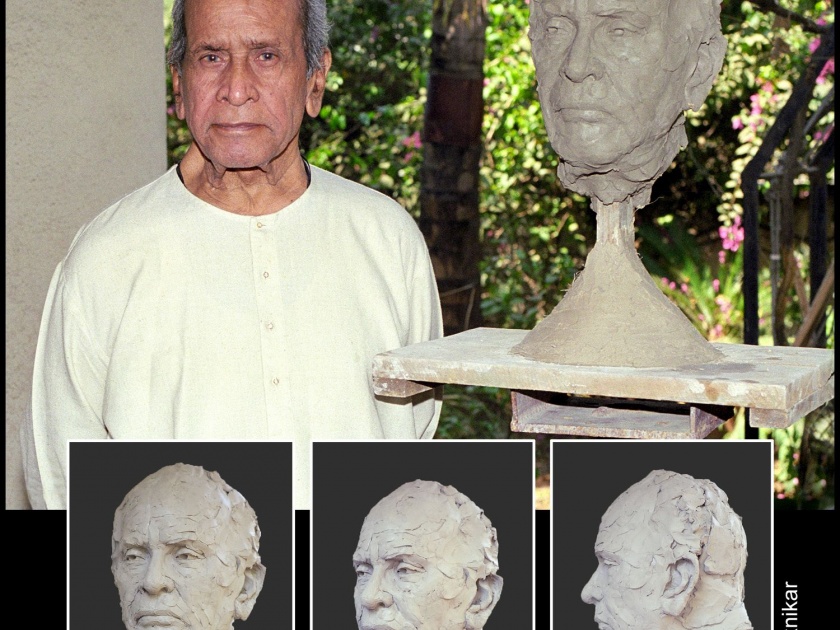 An experience of making the sculpture of Bhimsen Joshi | भीमसेनी मुखशिल्प